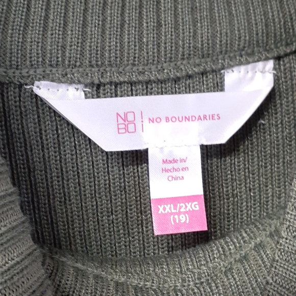 NWT No Boundaries Green Cage Dress, Size 2X (19) - Picture 6 of 8